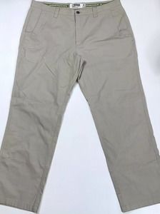 Mountain Khakis Original Mountain Pants Organic Cotton Beige Relaxed Fit 40 x 32